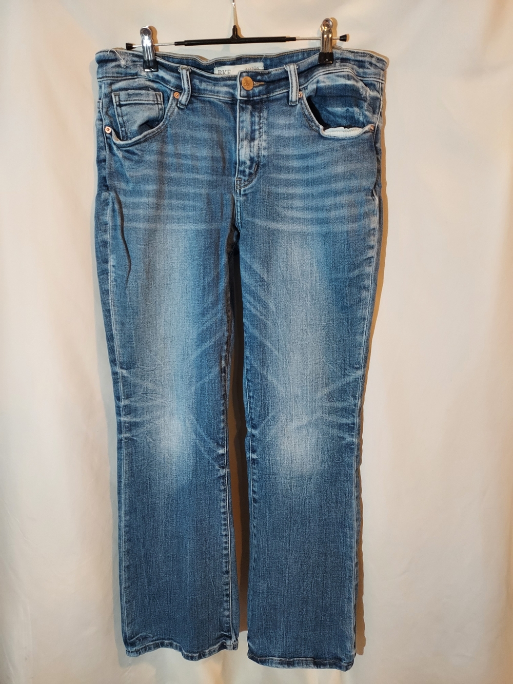 BKE Payton Mid-Rise Bootcut Jeans Medium Wash Blue Size 29x31 1/2